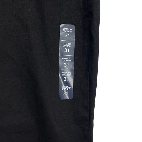 J.Crew Factory Essential Straight Jean in All-Day Stretch Black Size 31 NEW - Picture 3 of 6